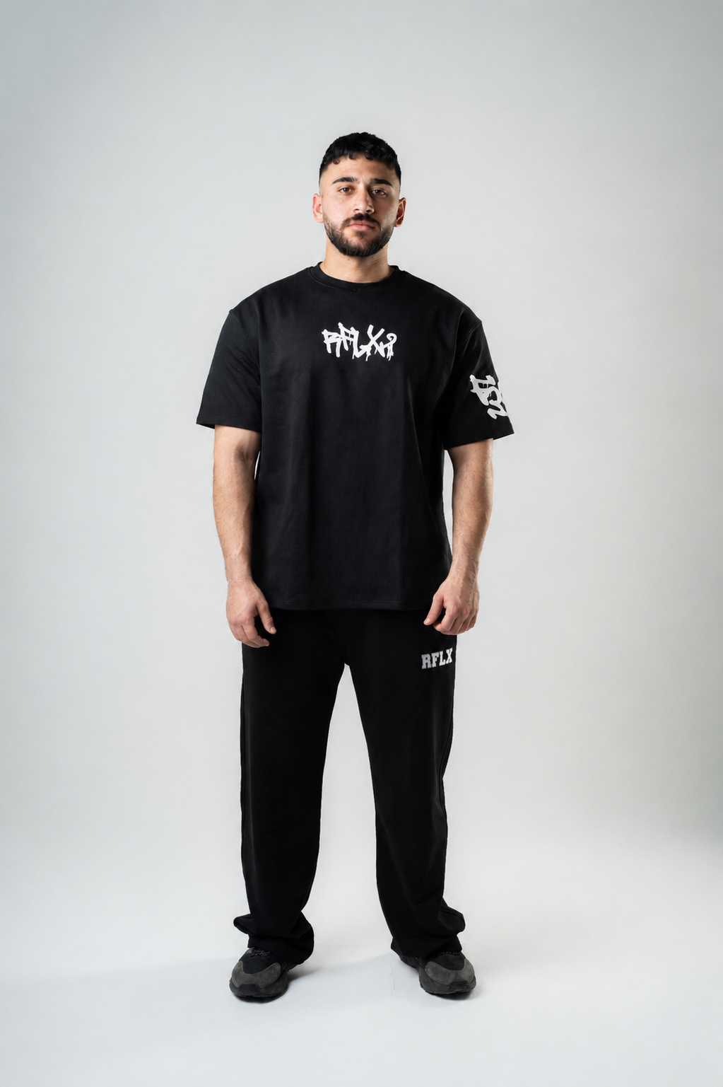 Black RFLX Wide Leg Pants - Men