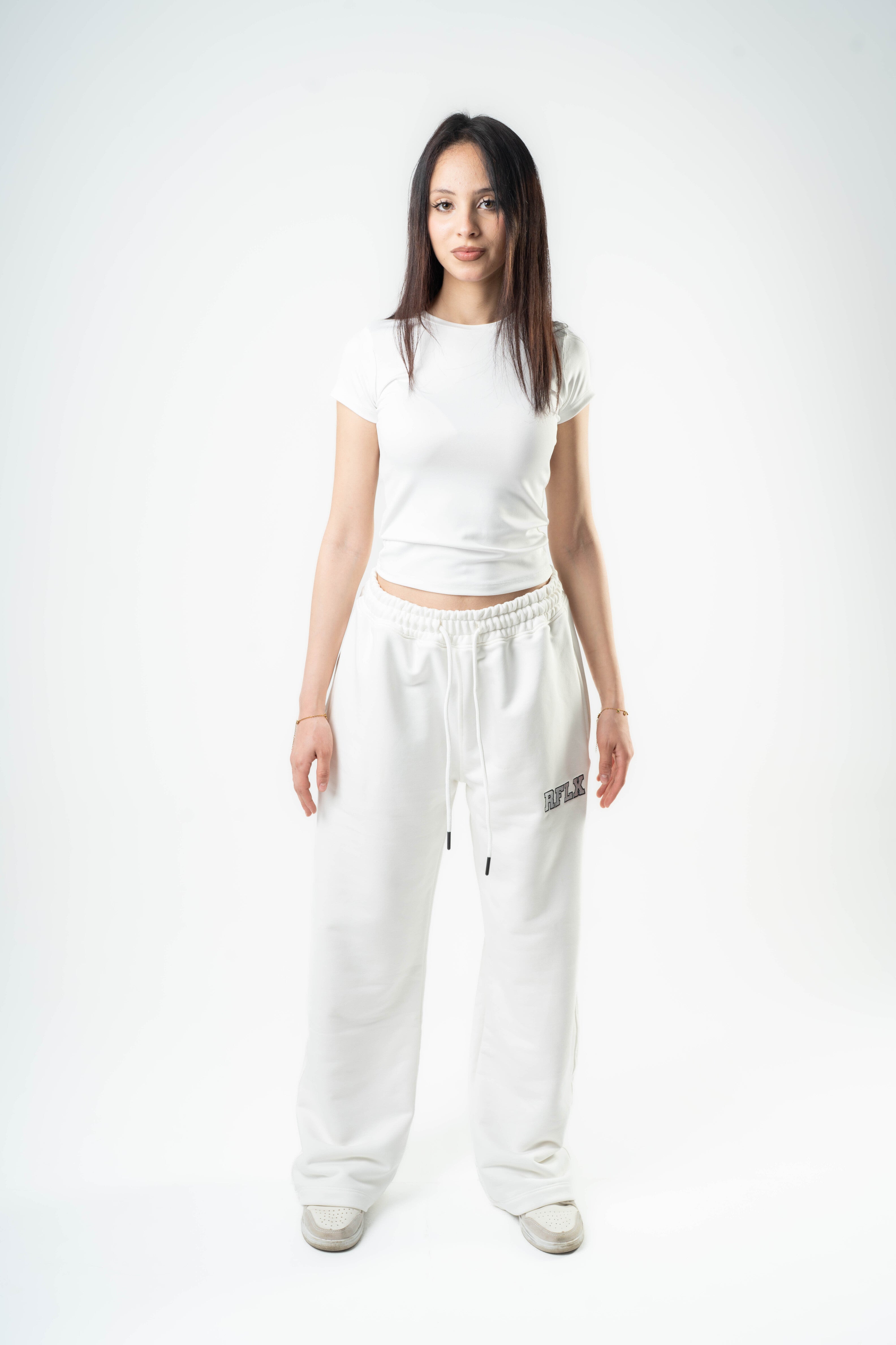 White RFLX Wide Leg Pants - Women