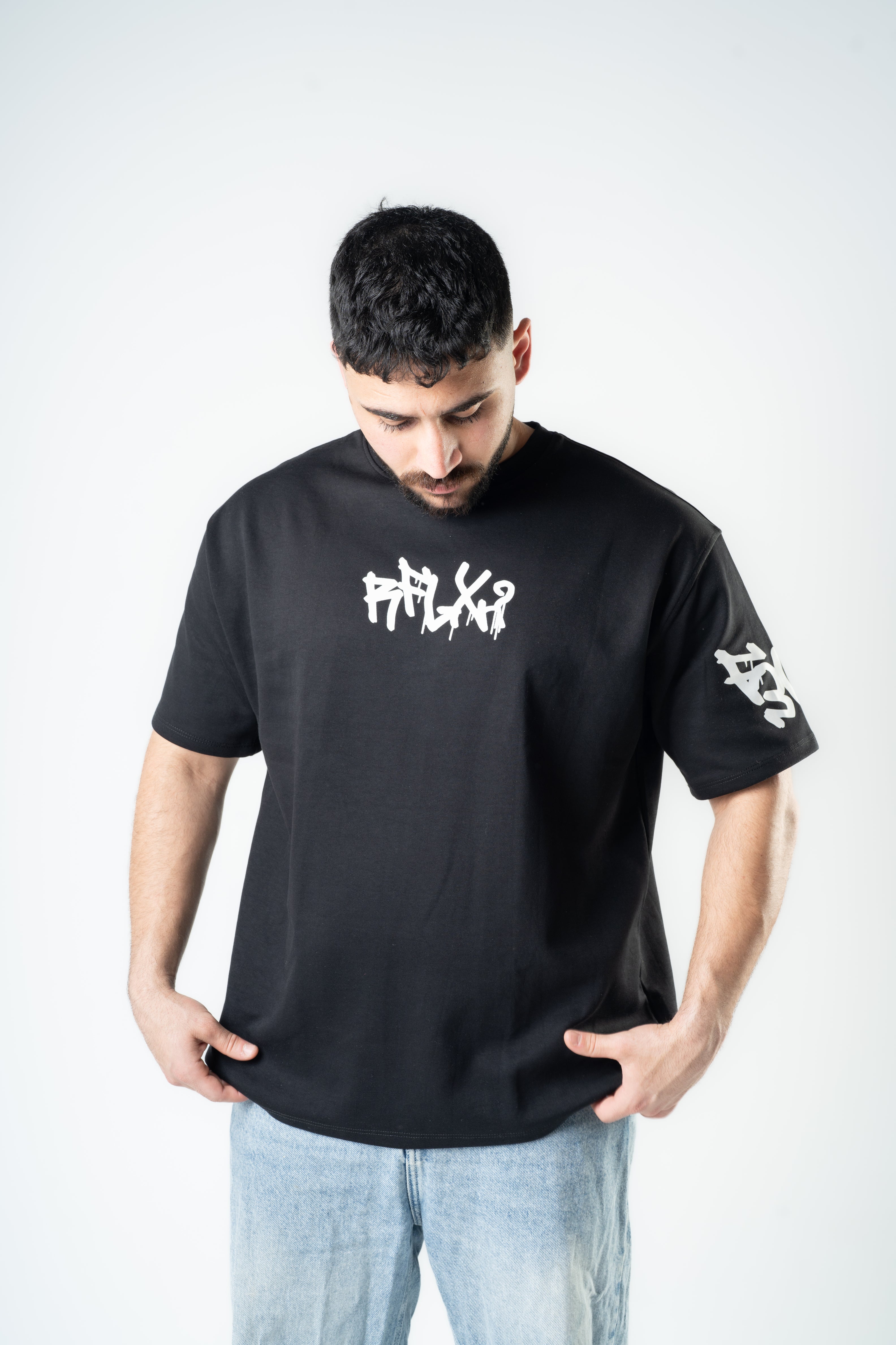 Black Oversized Men’s T-Shirt