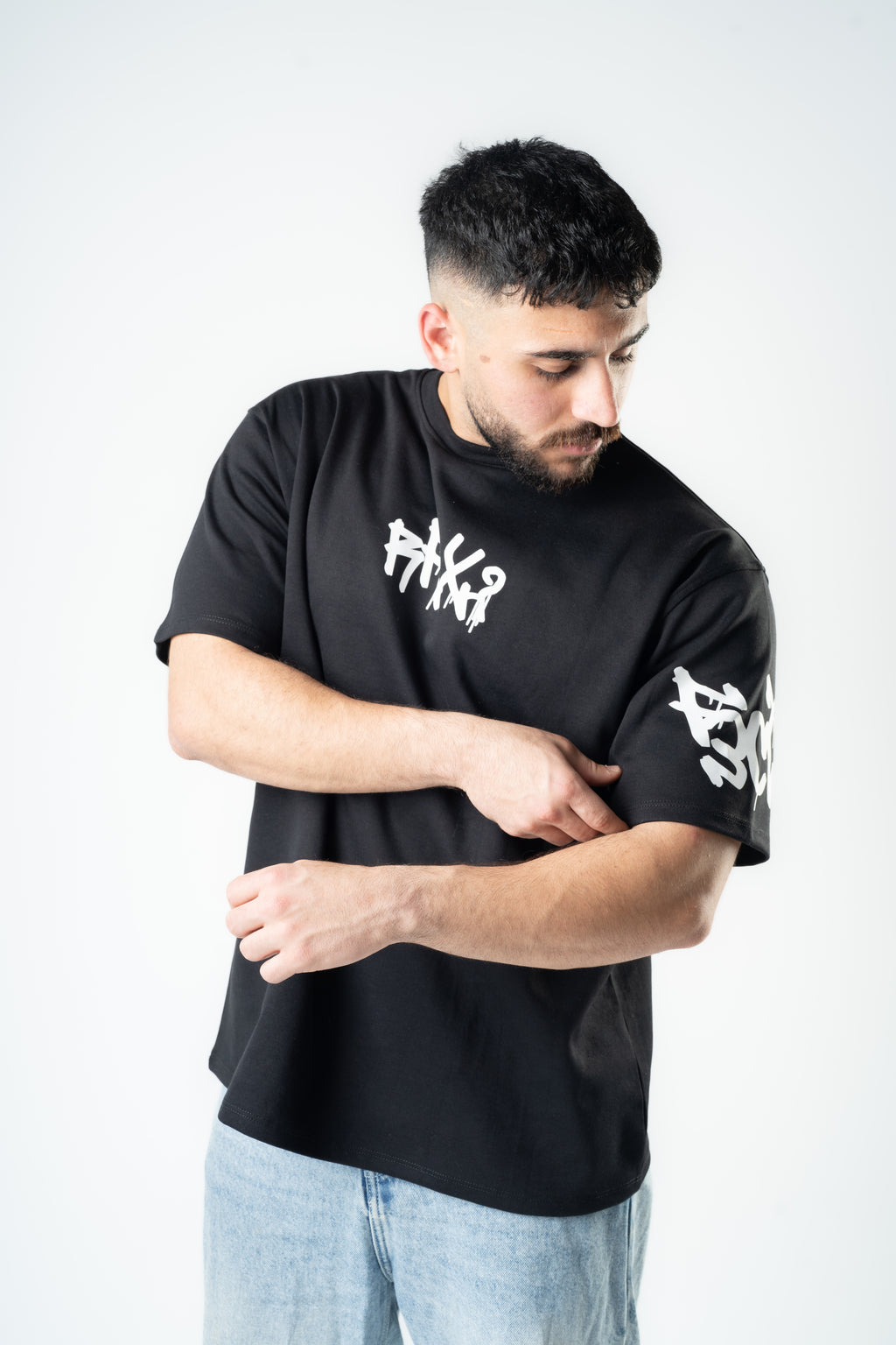 Black Oversized Men’s T-Shirt