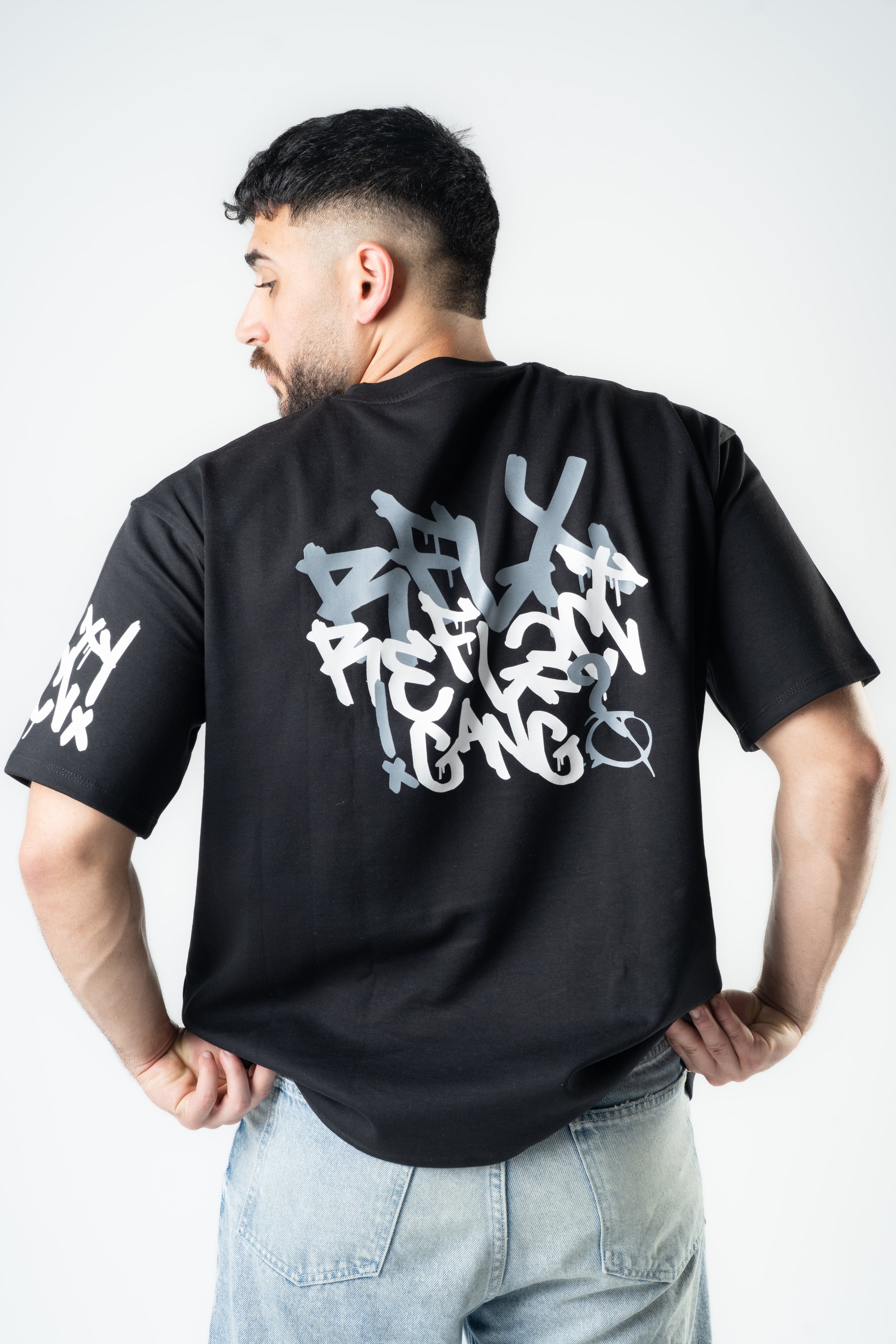 Black Oversized Men’s T-Shirt