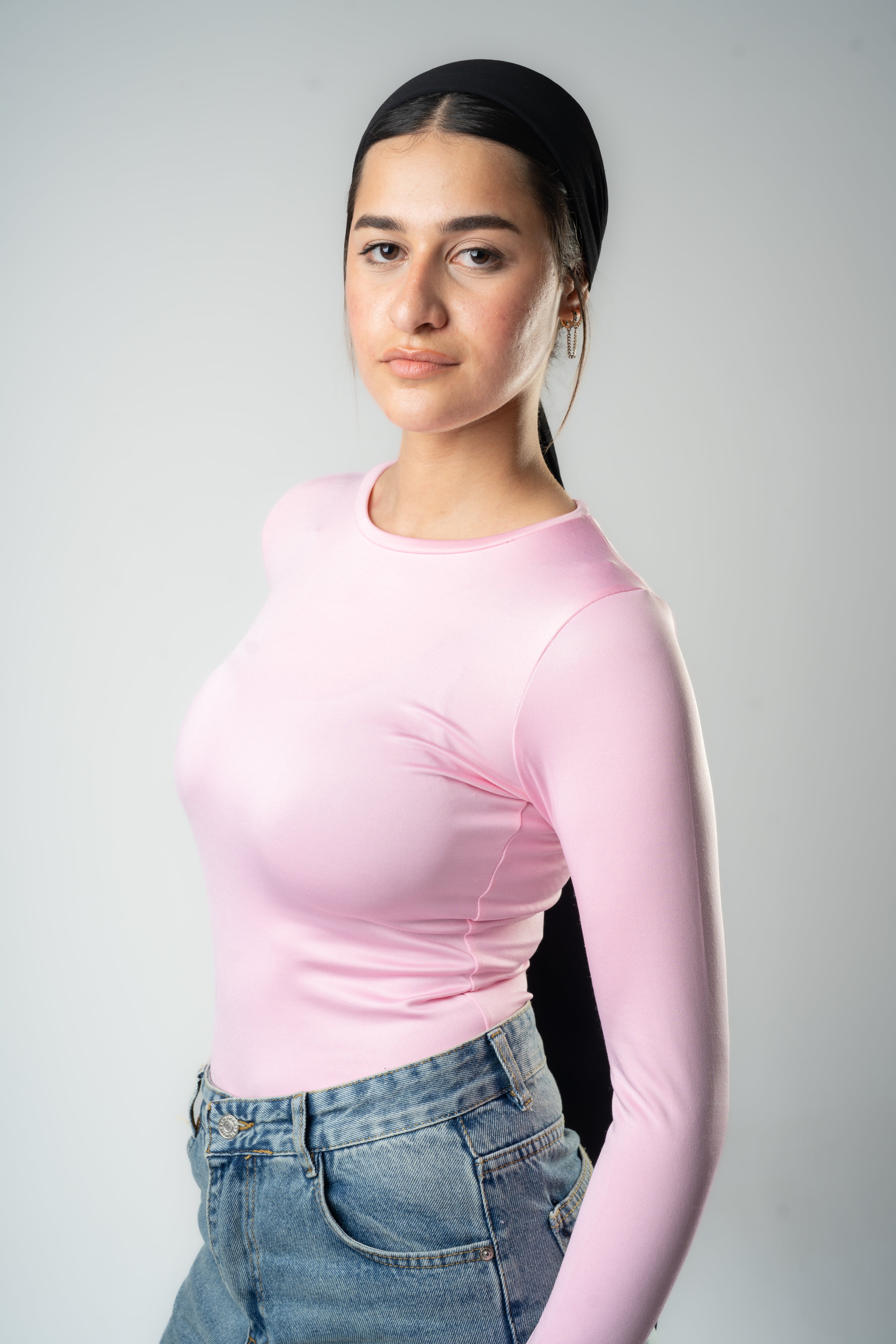 Pink Essential Long Sleeve Top