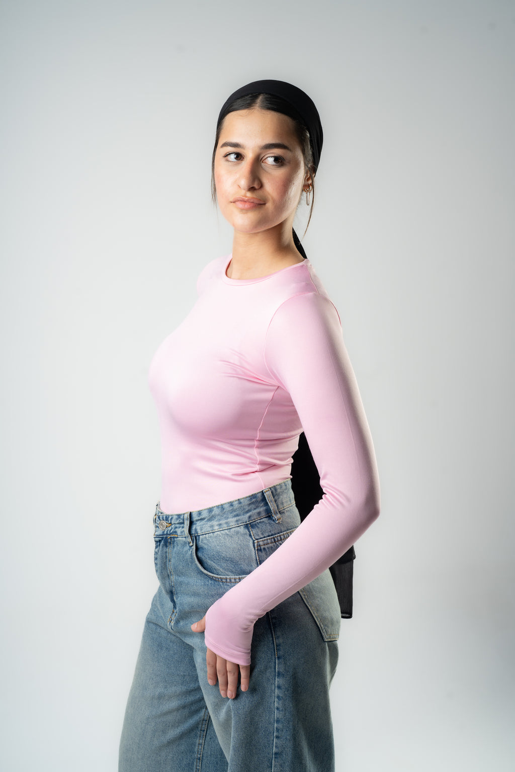 Pink Essential Long Sleeve Top