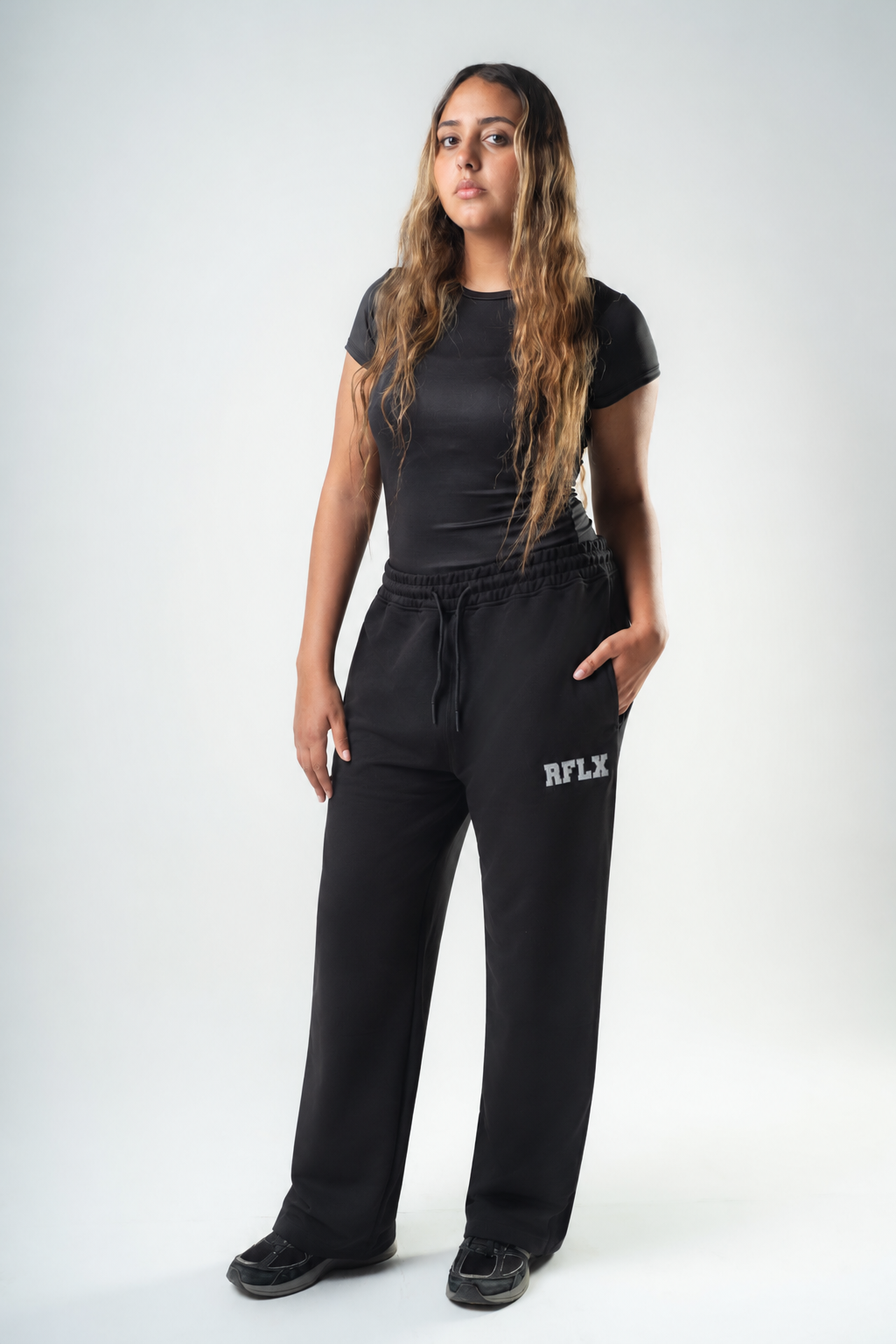 Black RFLX Wide Leg Pants - Women
