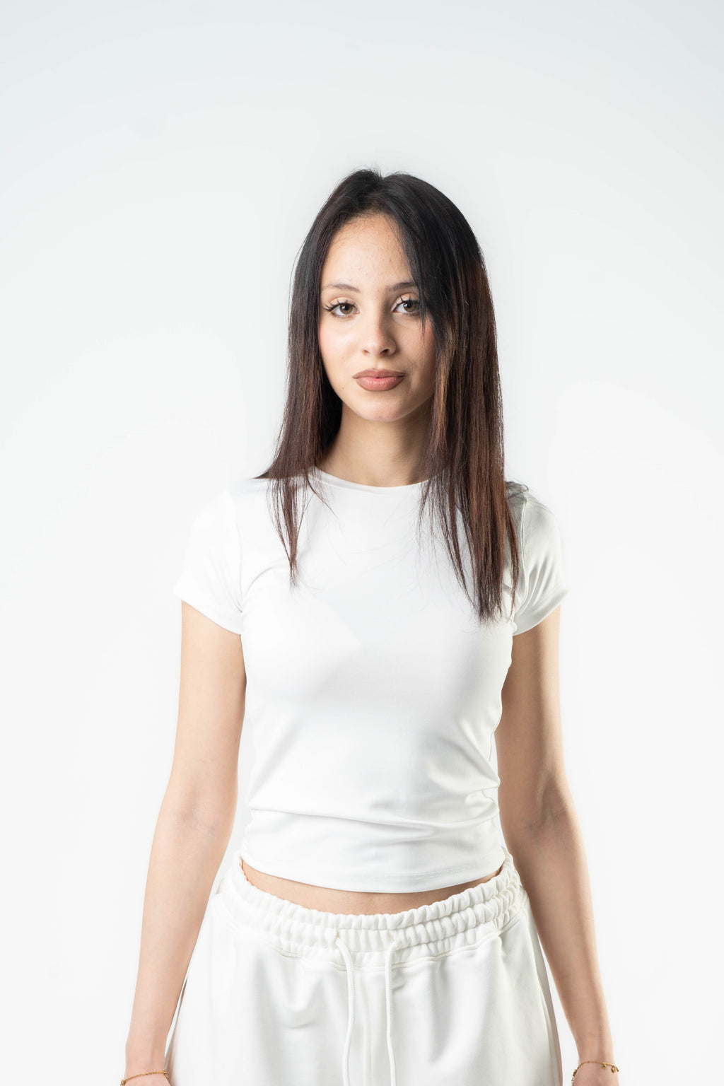 White Essential Fitted Tee